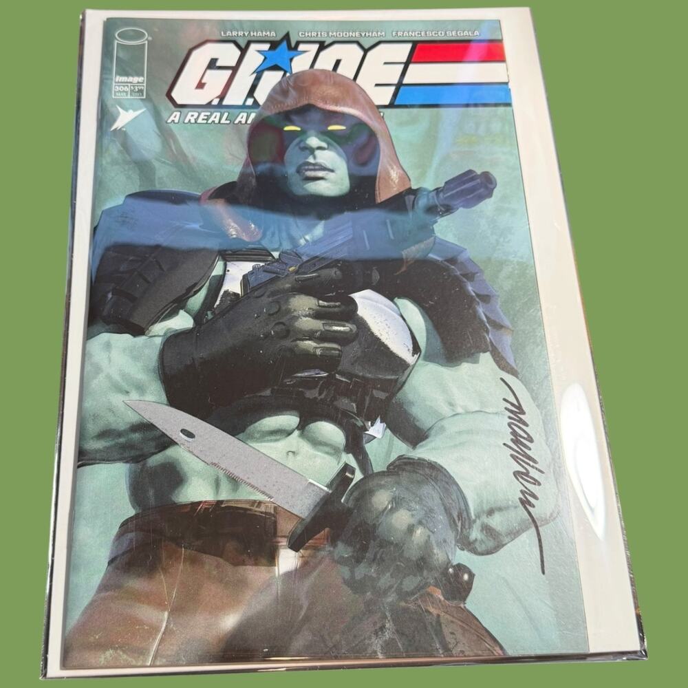 G.I. Joe A Real American Hero #306 Image Comics Signed Mike Mathewson COA 2023